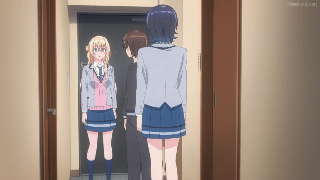 I Made Friends with the Second Prettiest Girl in My Class Episódio 4 - O Segredo Acabou! Asanagi, Maki e o Triângulo de Sinceridade que Explodiu no Festival 4 I Made Friends with the Second Prettiest Girl in My Class Episodio 4 Amami chega na casa do maki e o ve com a asanagi
